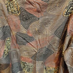 Colorful Geometric Patterned Fabric